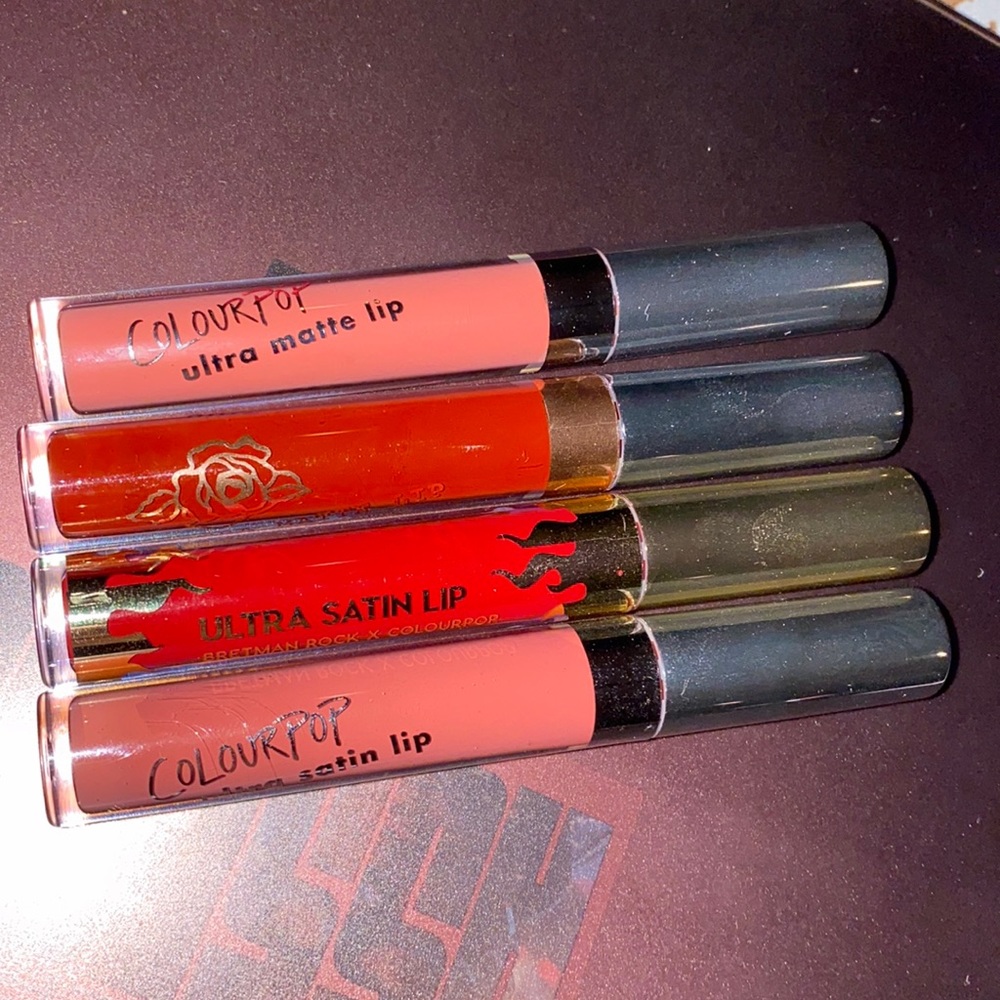 SOLD NWOT colourpop liquid lipsticks priced for one